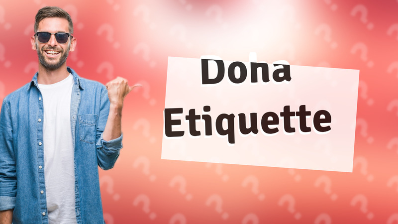 Doha Etiquette