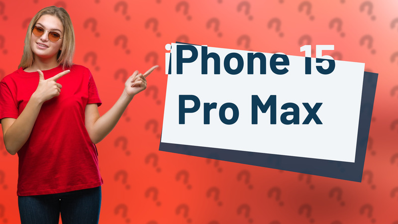iPhone 15 Pro Max