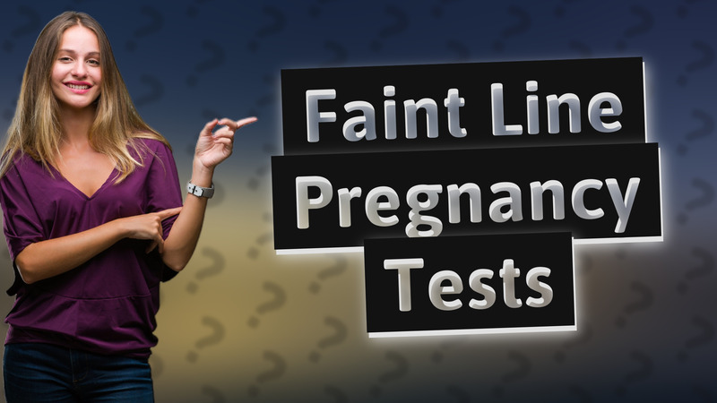 Faint Line Pregnancy Tests