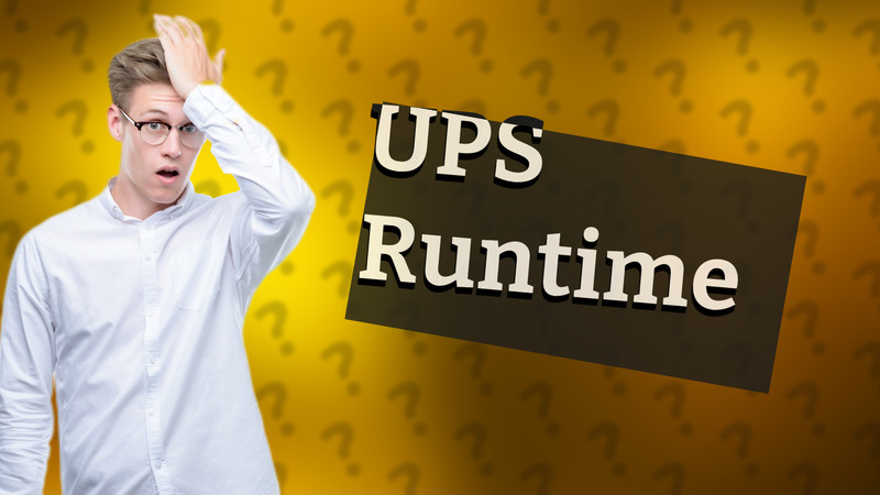UPS Runtime