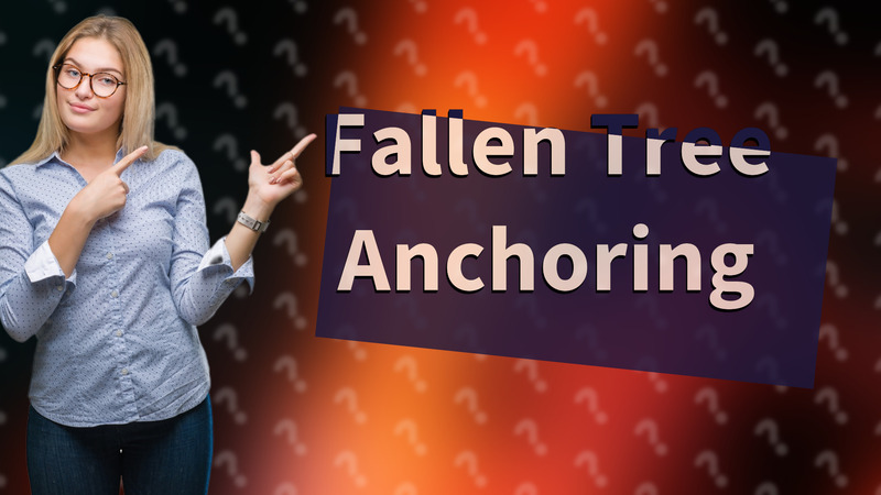 Fallen Tree Anchoring
