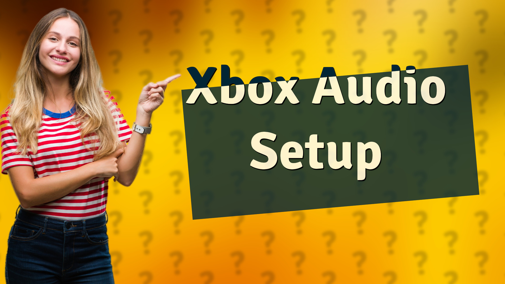 Xbox Audio Setup