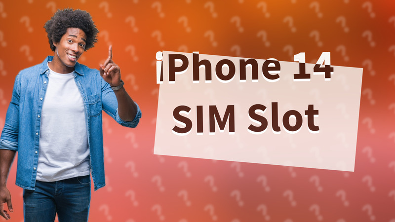 iPhone 14 SIM Slot