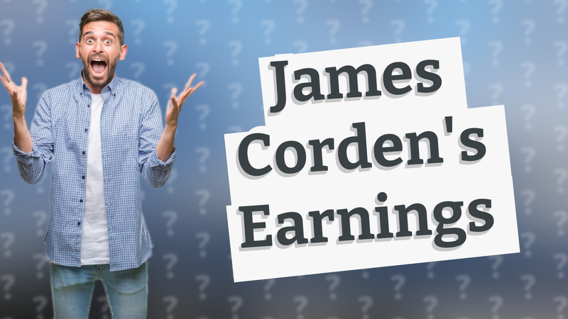 James Corden's Earnings