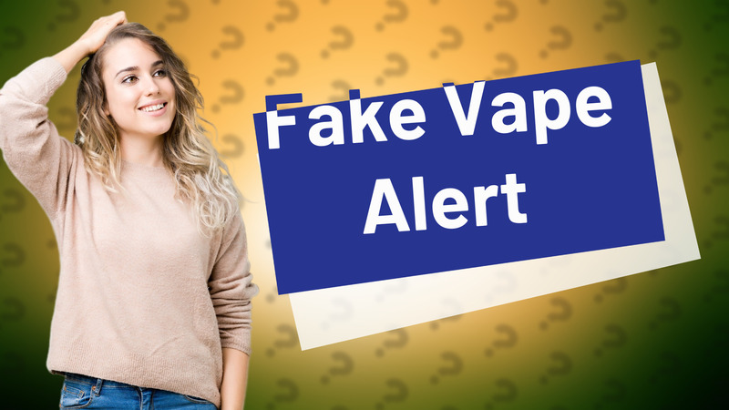 Fake Vape Alert