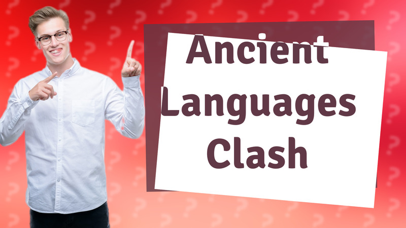 Ancient Languages Clash