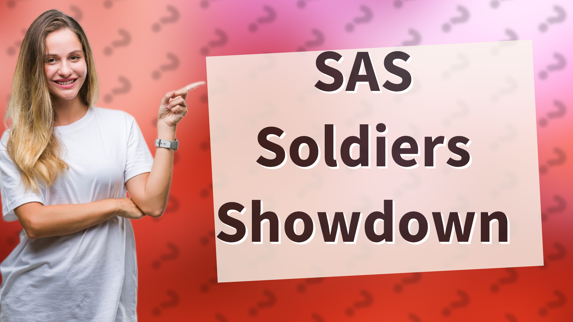 SAS Soldiers Showdown