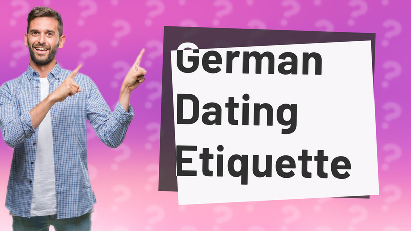 German Dating Etiquette