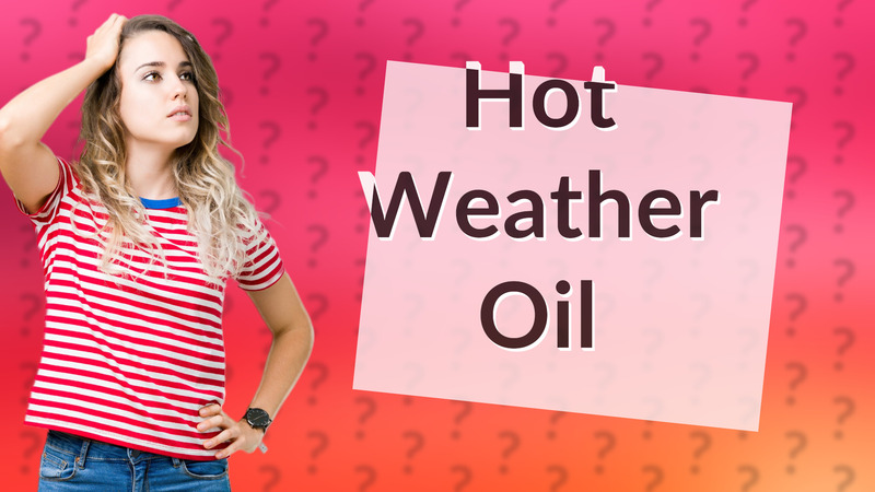 Hot Weather Oil