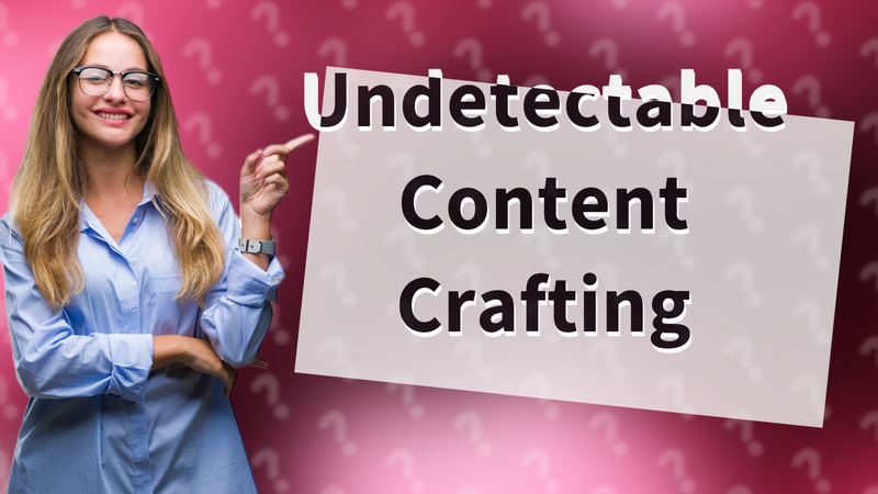Undetectable Content Crafting