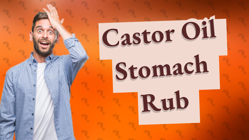 Castor Oil Stomach Rub