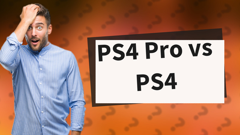 PS4 Pro vs PS4