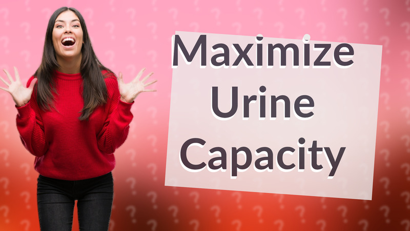 Maximize Urine Capacity