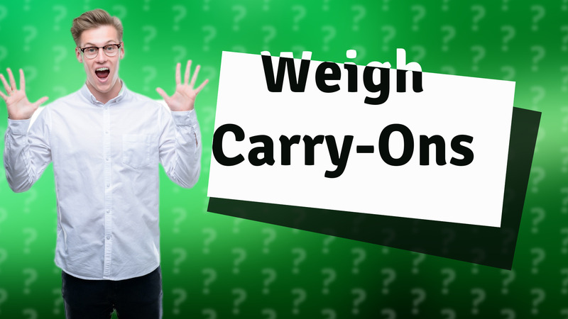 Weigh Carry-Ons