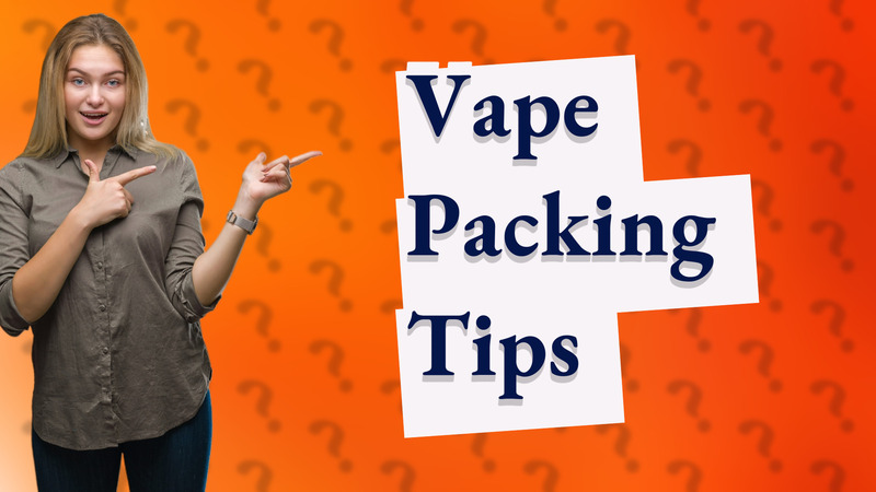 Vape Packing Tips