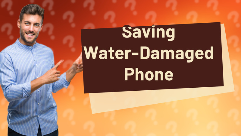 Saving Water-Damaged Phone