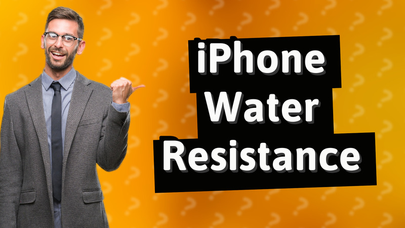 iPhone Water Resistance