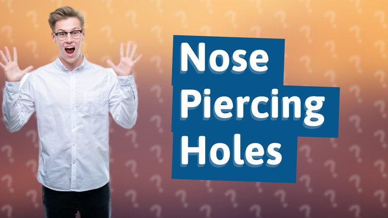 Nose Piercing Holes
