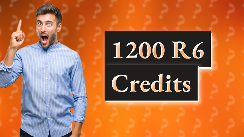 1200 R6 Credits