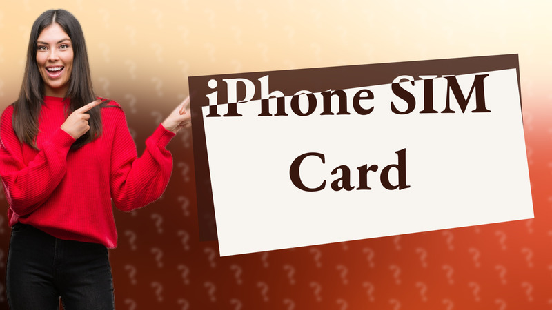 iPhone SIM Card