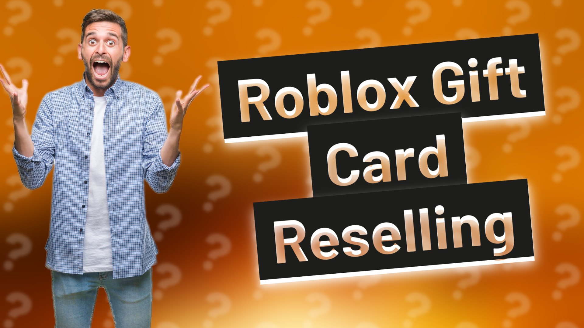 Roblox Gift Card Reselling