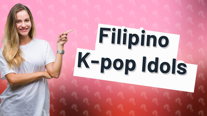 Filipino K-pop Idols