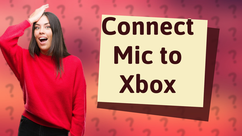 Connect Mic to Xbox