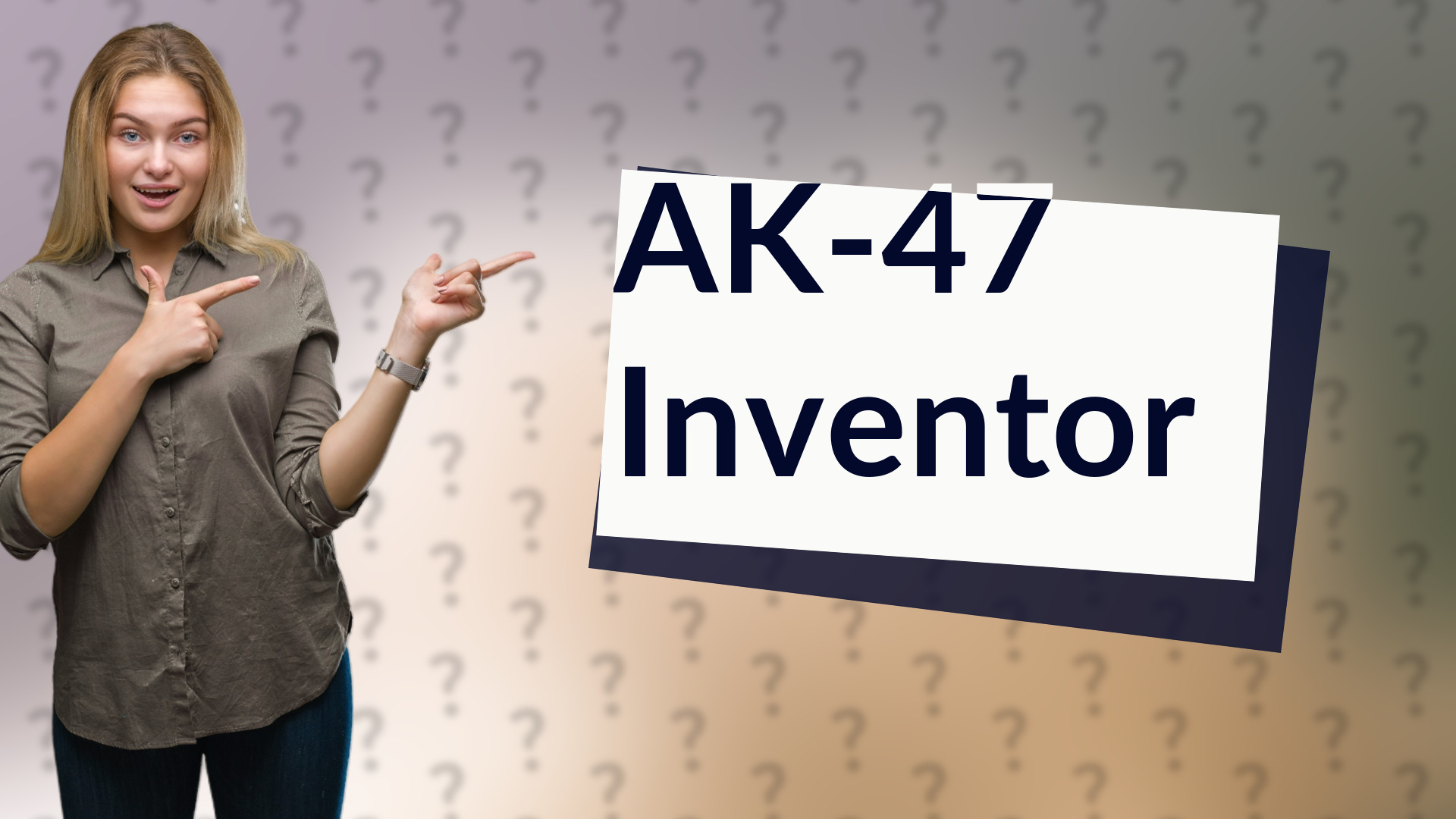 AK-47 Inventor