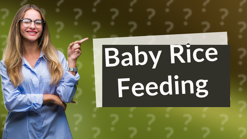 Baby Rice Feeding