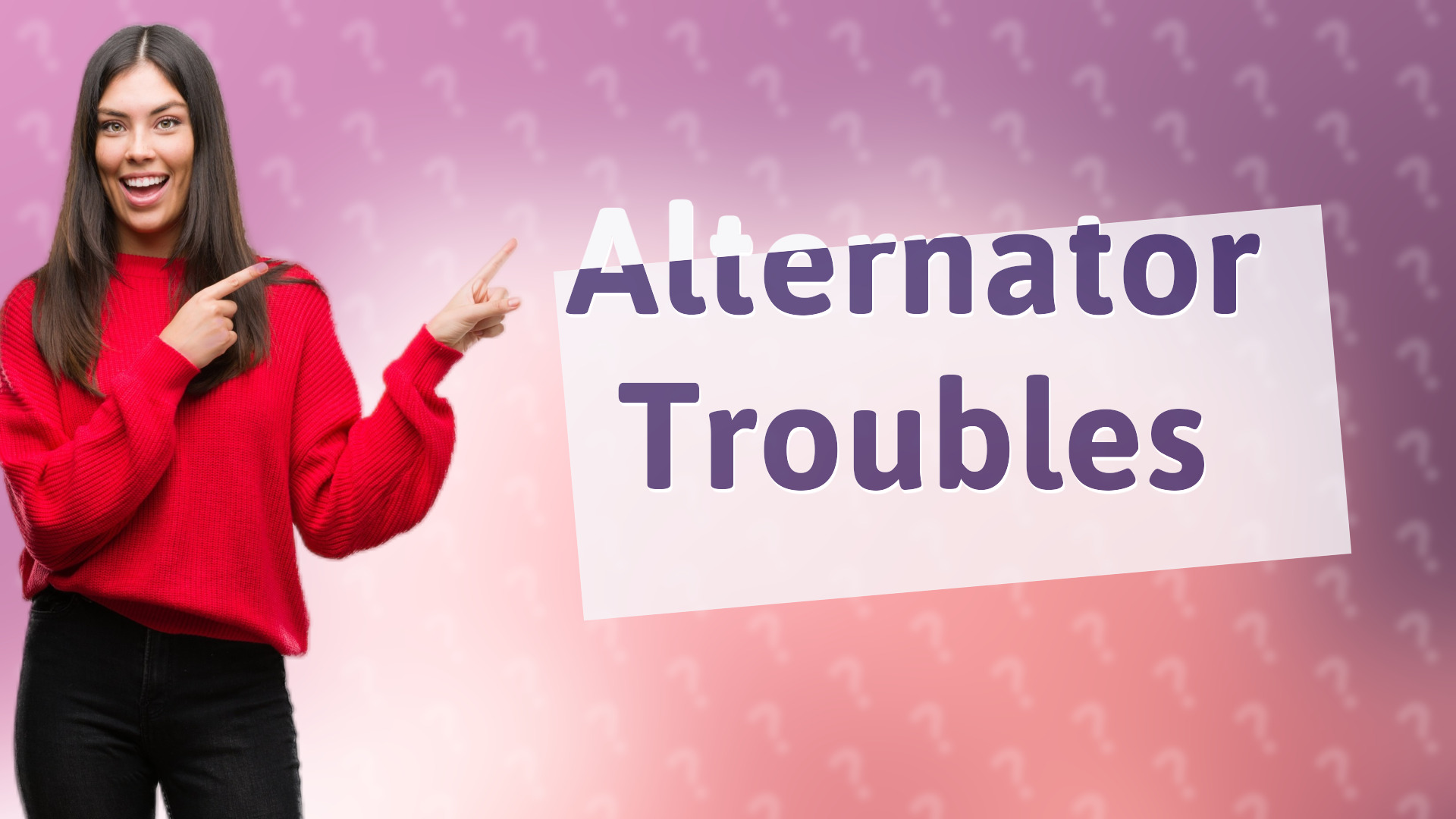 Alternator Troubles