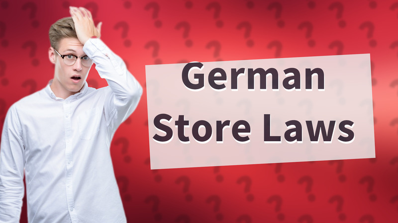 German Store Laws