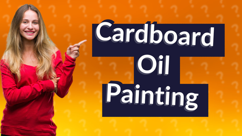 Cardboard Oil Painting