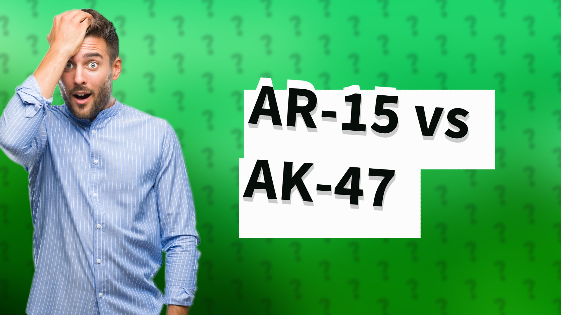 AR-15 vs AK-47