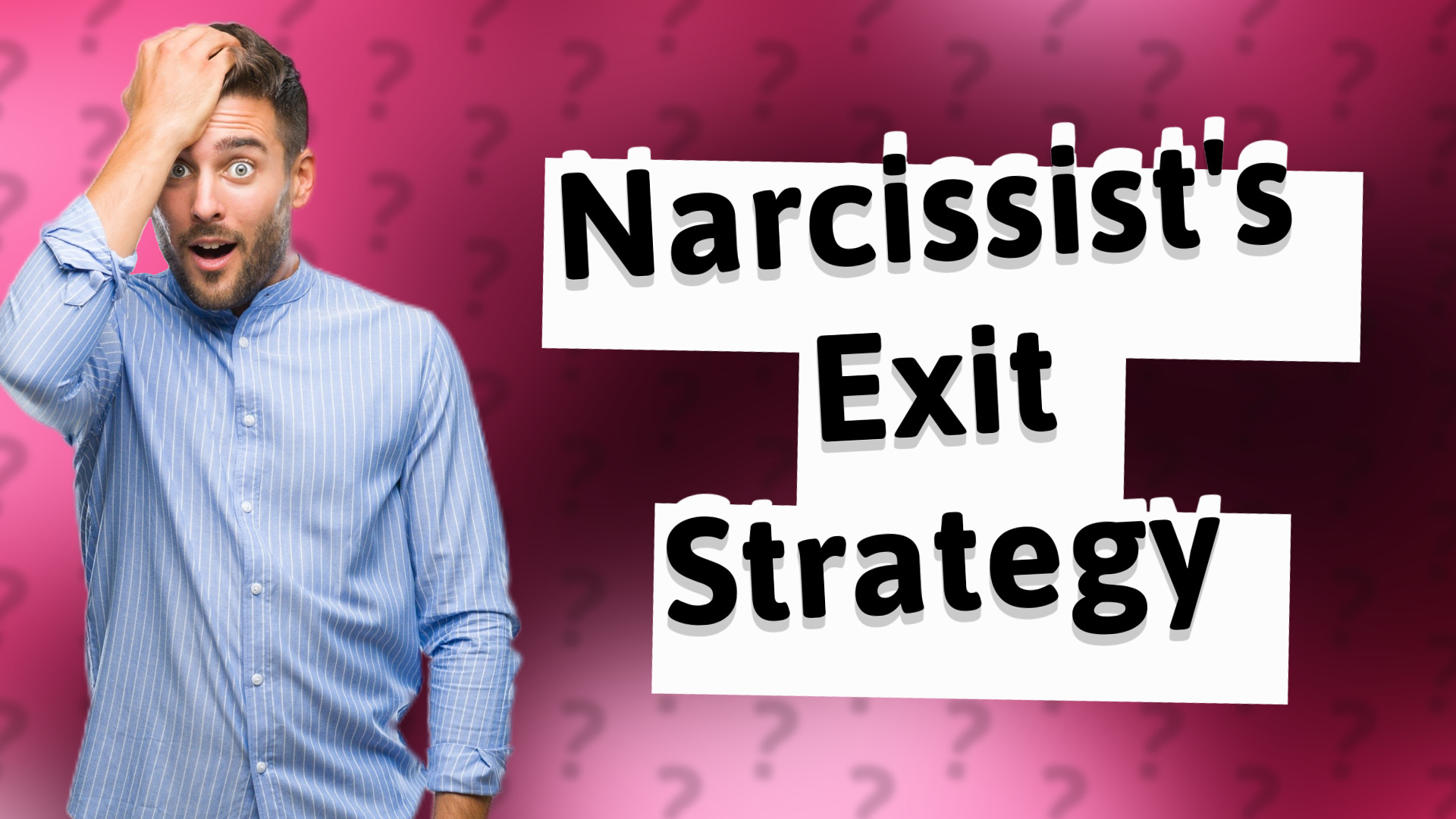 Narcissist's Exit Strategy