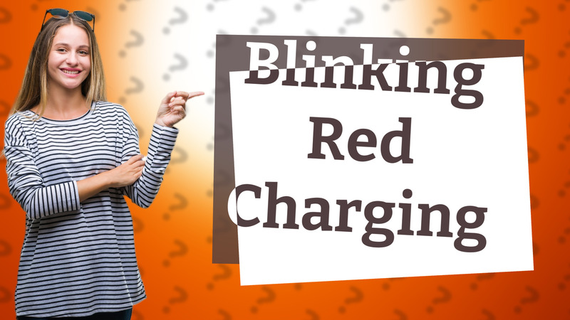 Blinking Red Charging