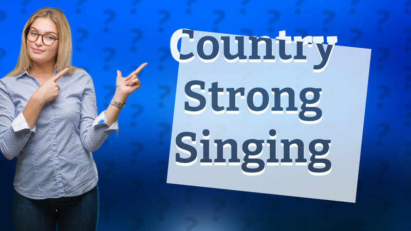 Country Strong Singing