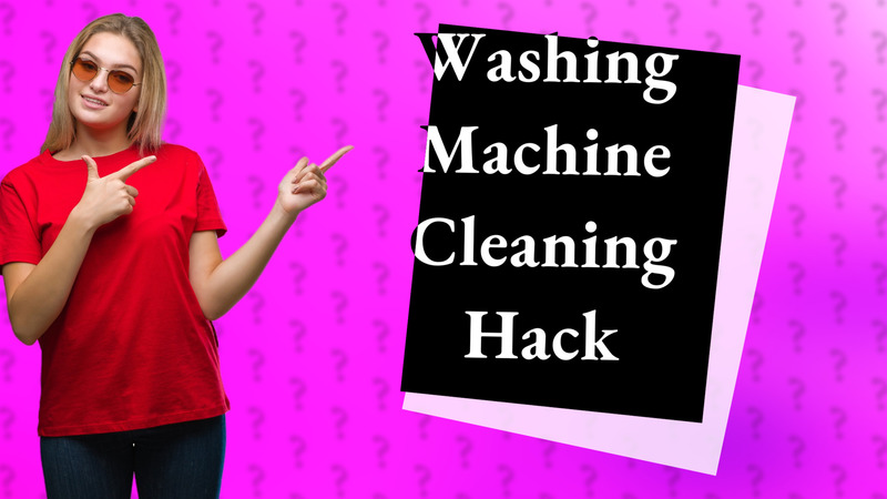 Washing Machine Cleaning Hack