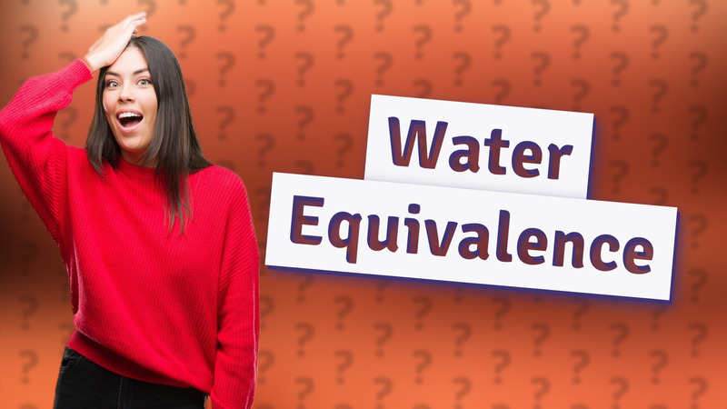 Water Equivalence