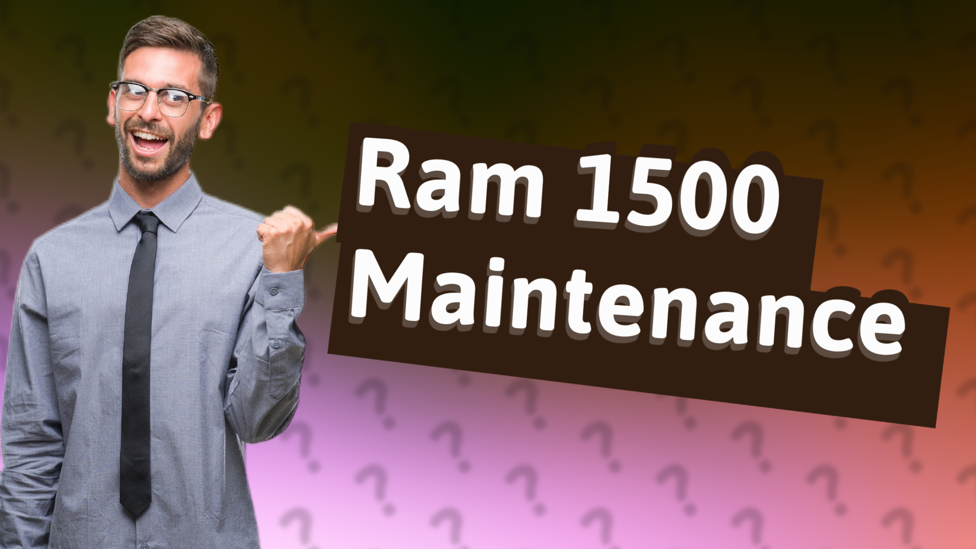Ram 1500 Maintenance
