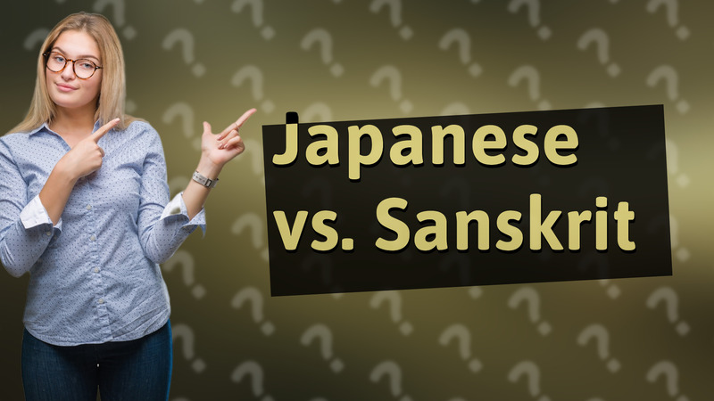 Japanese vs. Sanskrit