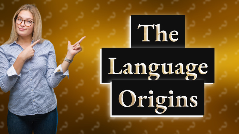 The Language Origins