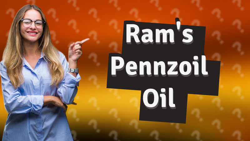 Ram's Pennzoil Oil