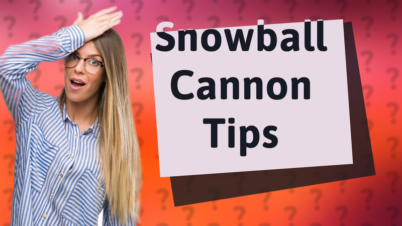 Snowball Cannon Tips