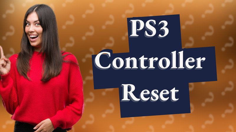 PS3 Controller Reset