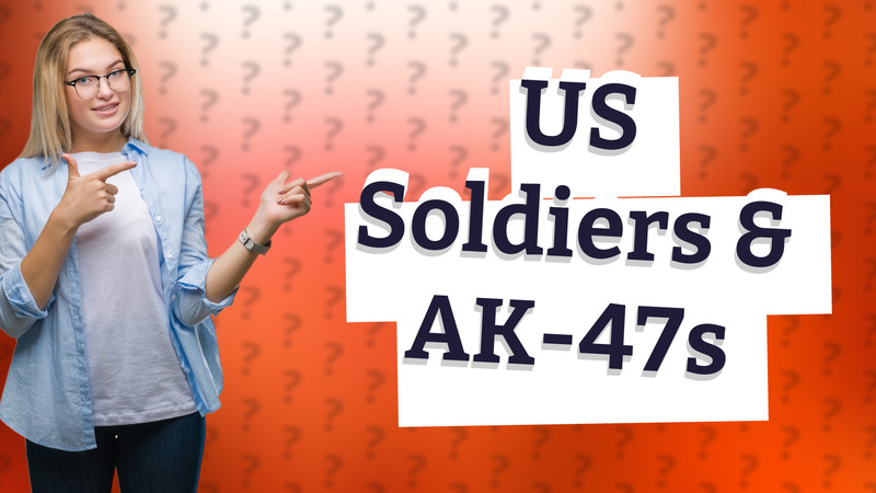 US Soldiers & AK-47s