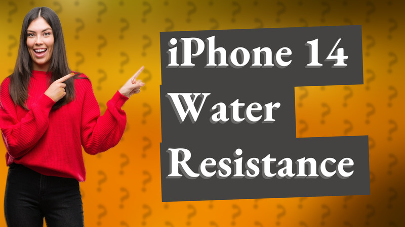iPhone 14 Water Resistance