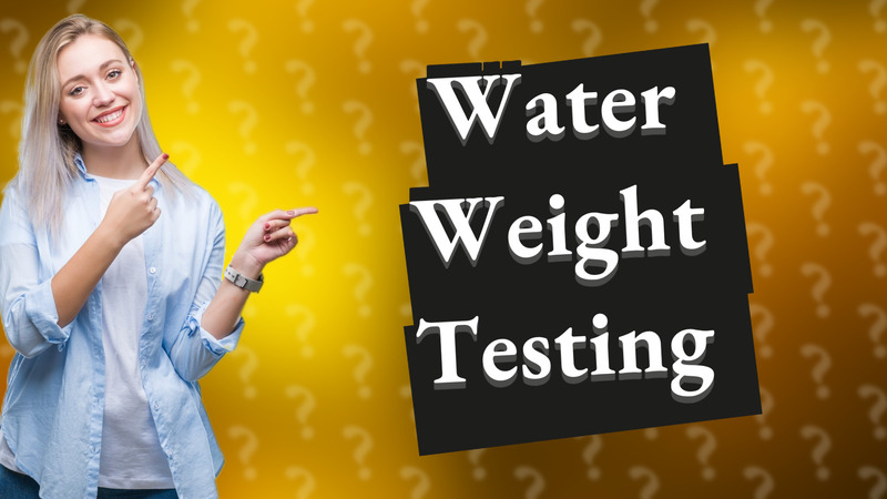Water Weight Testing