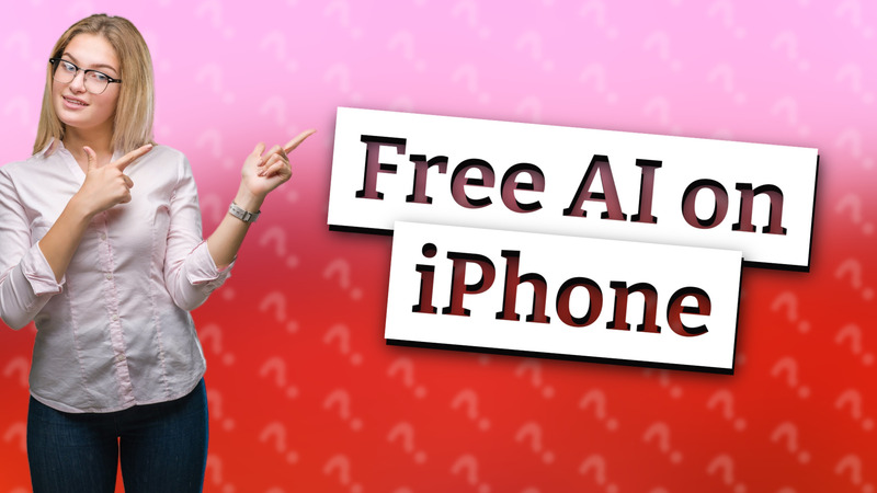 Free AI on iPhone