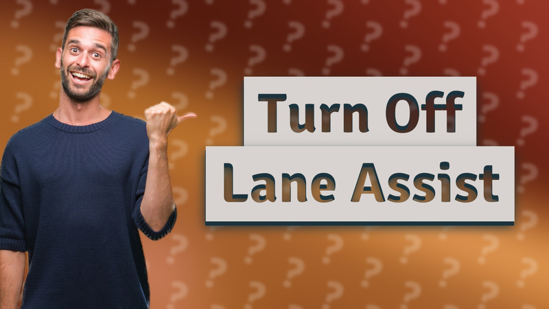 Turn Off Lane Assist