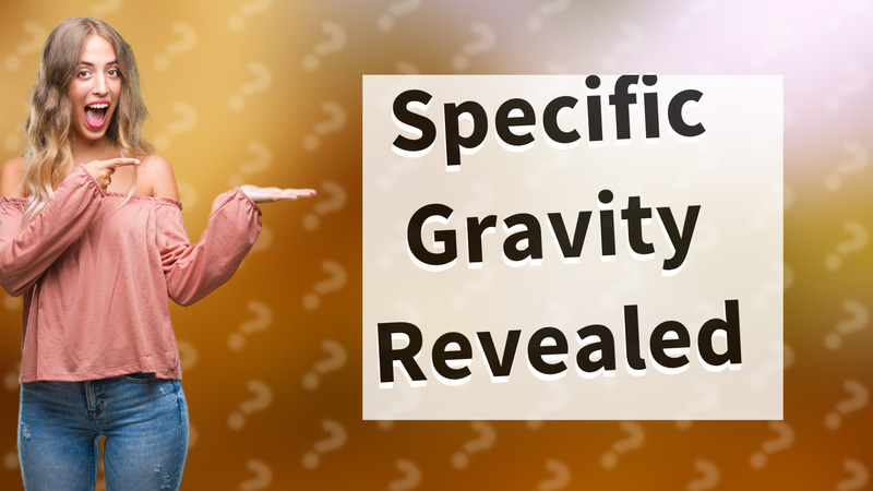 Specific Gravity Revealed